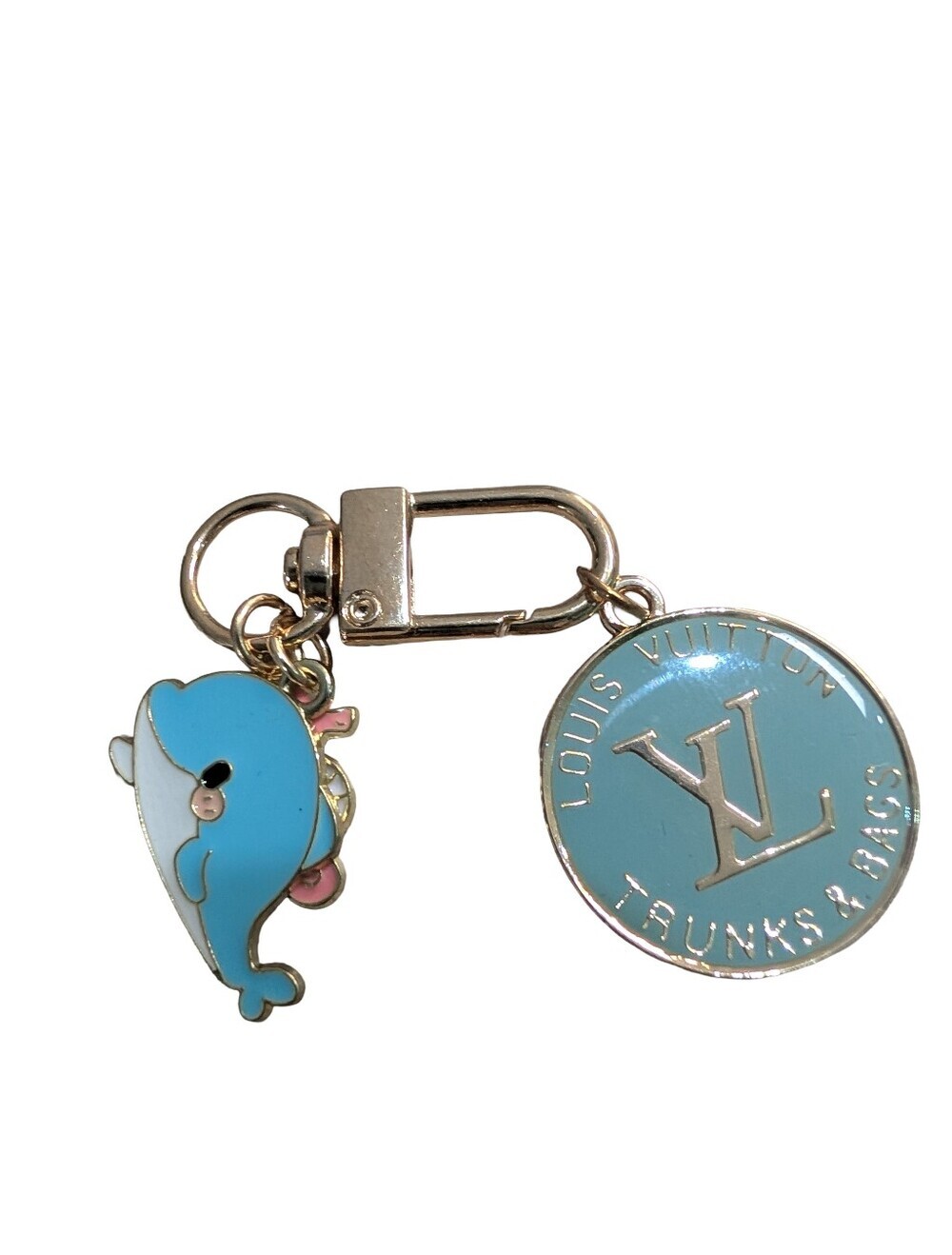 Louis Vuitton Trunks & Bags Charm 25mm, Teal